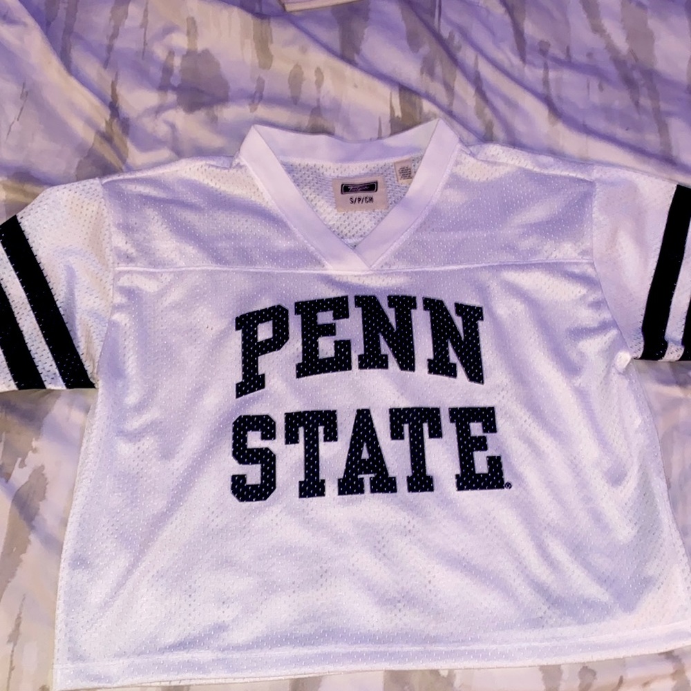 cropped penn state jersey
